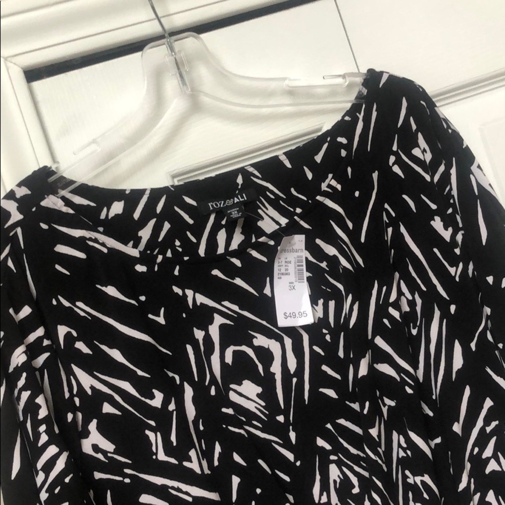 Roz & Ali Crew Neck Dress